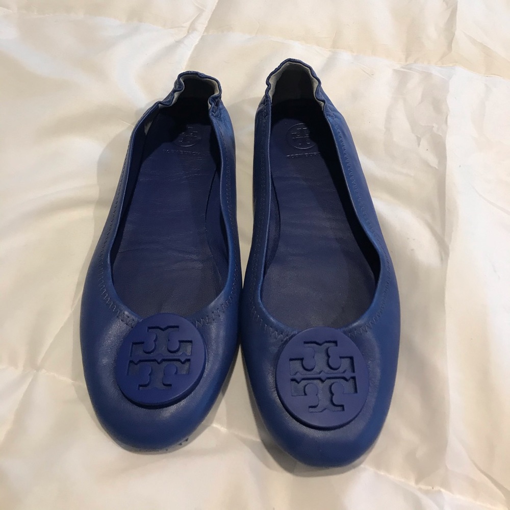 Tory Burch Mini Miller Travel flats size 9 EUC